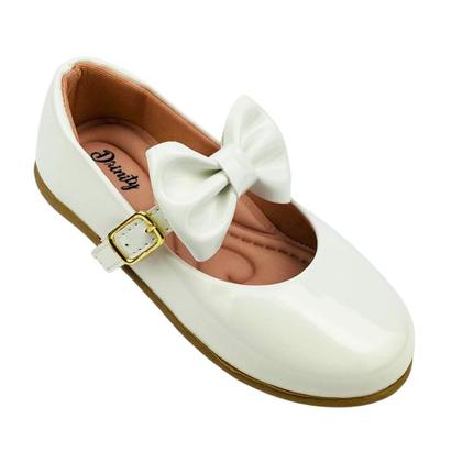 Imagem de Kit Com 2 Pares Sapatilha Infantil Menina Boneca Verniz Confortável SPT-505