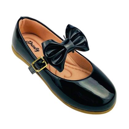 Imagem de Kit Com 2 Pares Sapatilha Infantil Menina Boneca Verniz Confortável SPT-505