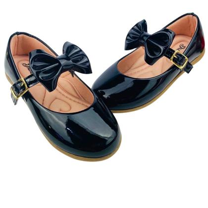 Imagem de Kit Com 2 Pares Sapatilha Infantil Menina Boneca Verniz Confortável SPT-505