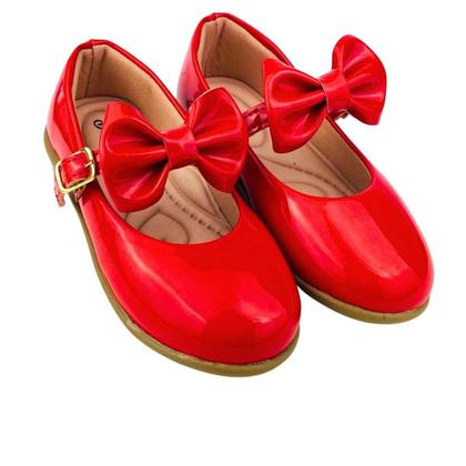 Imagem de Kit Com 2 Pares Sapatilha Infantil Menina Boneca Verniz Confortável SPT-505