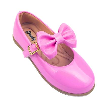 Imagem de Kit Com 2 Pares Sapatilha Infantil Menina Boneca Verniz Confortável SPT-505