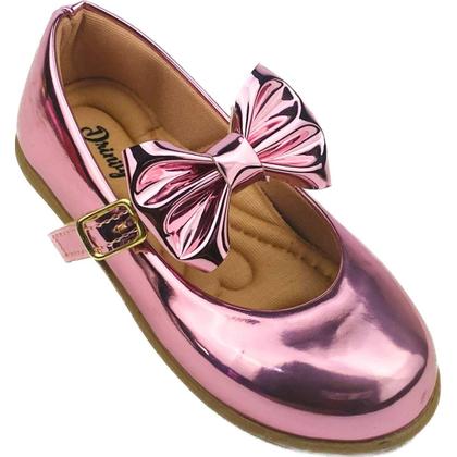 Imagem de Kit Com 2 Pares Sapatilha Infantil Menina Boneca Verniz Confortável SPT-505