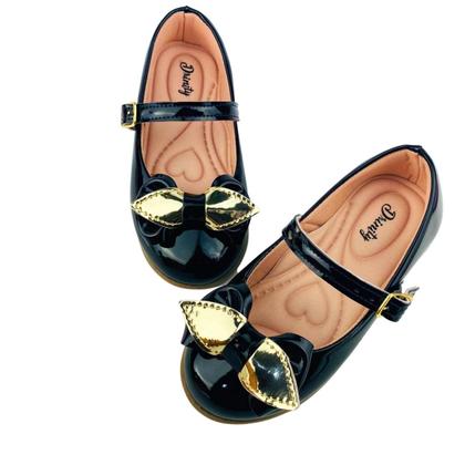 Imagem de Kit Com 2 Pares Sapatilha Infantil Menina Boneca Verniz Confortável SPT-515