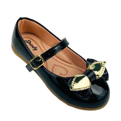 Imagem de Kit Com 2 Pares Sapatilha Infantil Menina Boneca Verniz Confortável SPT-515