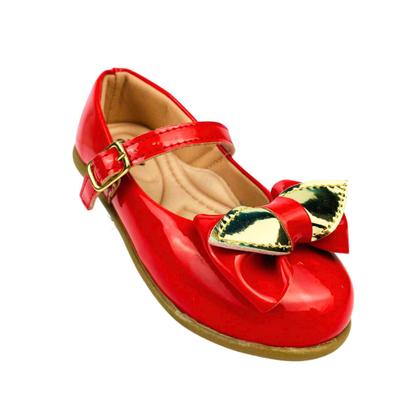 Imagem de Kit Com 2 Pares Sapatilha Infantil Menina Boneca Verniz Confortável SPT-515