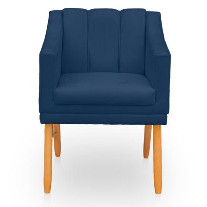 Imagem de Kit com 2 Poltronas Cadeira para Sala Confortável e Moderna Mila Suede