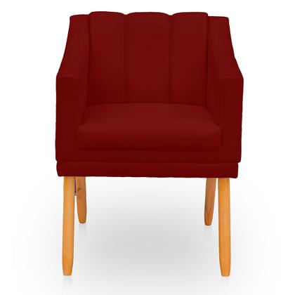 Imagem de Kit com 2 Poltronas Cadeira para Sala Confortável e Moderna Mila Suede