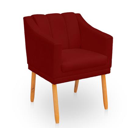 Imagem de Kit com 2 Poltronas Cadeira para Sala Confortável e Moderna Mila Suede