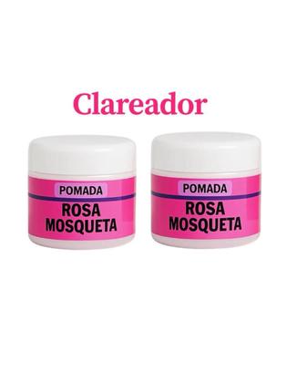 Imagem de Kit com 2 Pomadas Clareadoras Rosa Mosqueta com Dolomita 30g  Clareamento de Manchas, ROSTO, Virilh