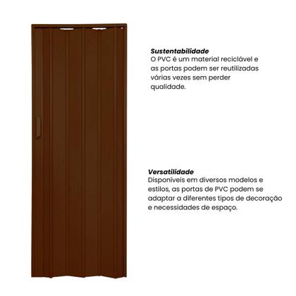 Imagem de Kit com 2 Portas Sanfonada de Pvc 210x72cm Bariri