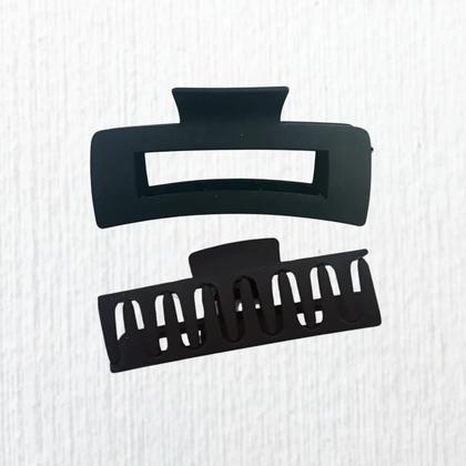 Imagem de Kit com 2 Presilhas Prendedor de Cabelo Piranha Grande Blogueirinha