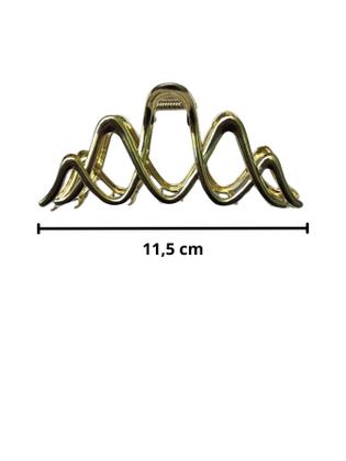 Imagem de Kit com 2 Presilhas Prendedor de Cabelo Piranha Grande Blogueirinha