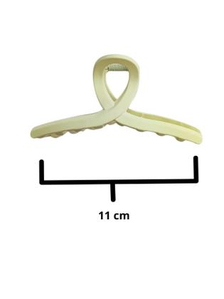 Imagem de Kit com 2 Presilhas Prendedor de Cabelo Piranha Grande Blogueirinha