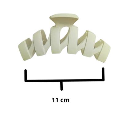 Imagem de Kit com 2 Presilhas Prendedor de Cabelo Piranha Grande Blogueirinha