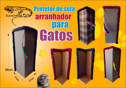 Imagem de Kit com 2 Protetores de sofa Arranhador para Gatos