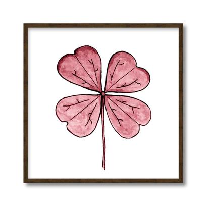 Imagem de Kit com 2 Quadros Decorativos Motivacionais Trevo da Sorte