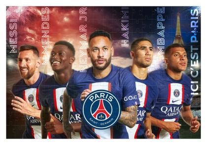 Imagem de Kit com 2 Quebra Cabeças PSG Colecionáveis