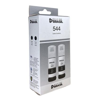 Imagem de Kit com 2 Refil de tinta Preto T544120-2P compatível Epson para ecotank L1250