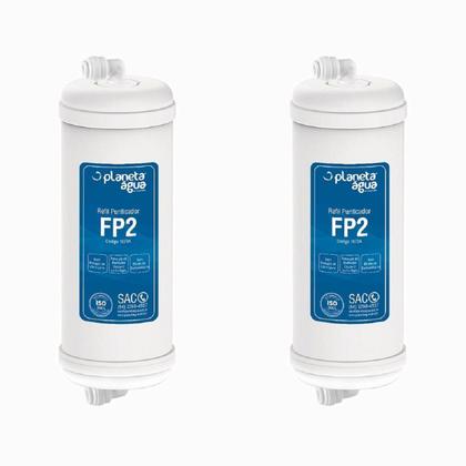 Imagem de Kit com 2 Refis da Planeta Água FP2 1073A para os aparelhos Pentair Acqua, Star Logic Hoken HK 1000 e Líder Bebedouros  1073A