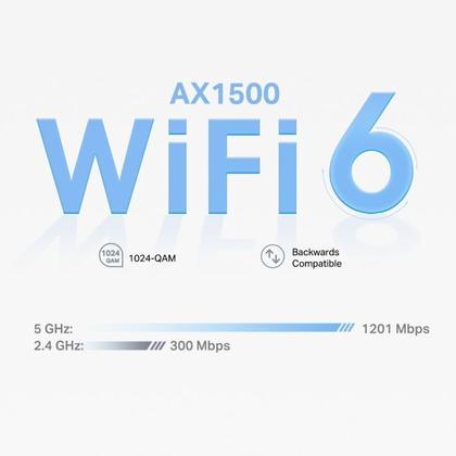 Imagem de Kit Com 2 Roteadores TPLink Deco X10 WiFi 6 Archer AX1500 Gigabit Dual Band