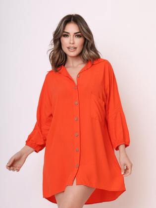 Imagem de Kit com 2 Saídas de Praia Camisão Ariel  Viscose Fresquinha e Estilosa