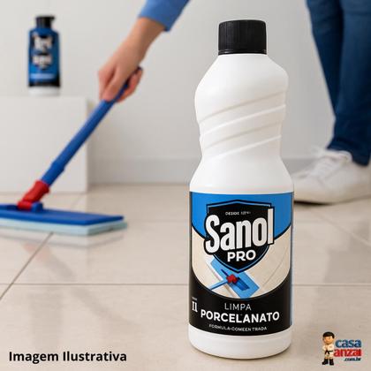 Imagem de Kit com 2 sanol pro limpa porcelanato 1l
