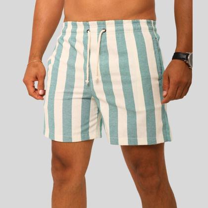 Imagem de Kit Com 2 Short Linho Bermuda Masculina Sofisticada Premium