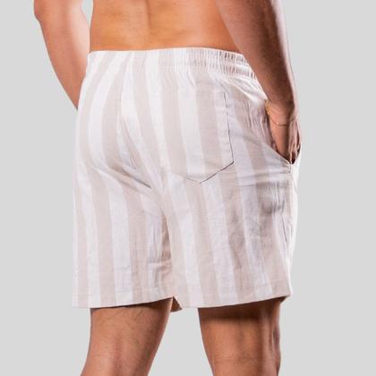 Imagem de Kit Com 2 Short Linho Bermuda Masculina Sofisticada Premium