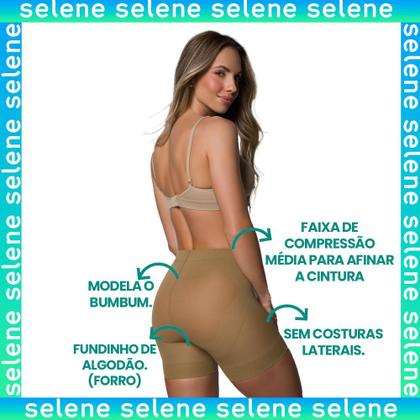 Imagem de Kit Com 2 Shorts Modelador Slim Com Elastano Levanta Bumbum Selene