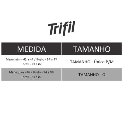 Imagem de Kit com 2 Soutien Poliamida Top Feminino Sutiã Sem Costura Sem Bojo Segura Seios Faixa Trifil