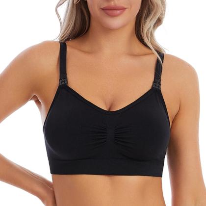 Imagem de Kit Com 2 Sutiã Amamentação Plus Size Reforçado Gestante Pós Parto Mãe