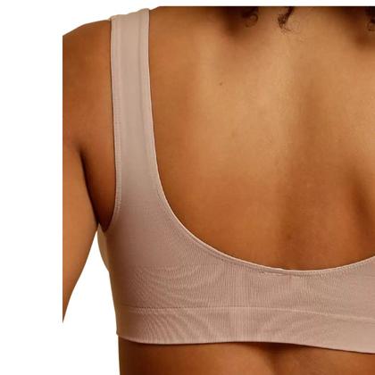 Imagem de Kit Com 2 Sutiã Top Sustentação Sem Aro e Sem Costura Trifil Tamanho:PCor:BegeMacadamia