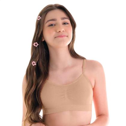 Imagem de KIT COM 2 SUTIÃS MENINA MOÇA SEM COSTURA Conforto e Estilo