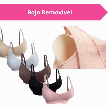 Imagem de KIT COM 2 SUTIÃS MENINA MOÇA SEM COSTURA Conforto e Estilo