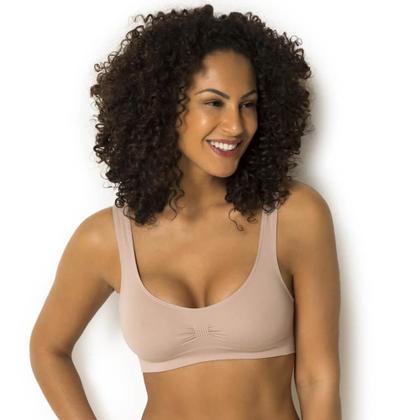 Imagem de Kit com 2 Sutiãs Sem Costura Trifil C00901/0901 Top - Preto/Branco