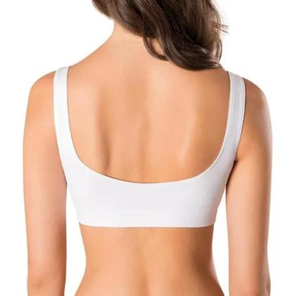 Imagem de Kit Com 2 Sutiãs Top Lupo Original Loba Sem Costura Antimicrobial Modelo Com Alça Larga
