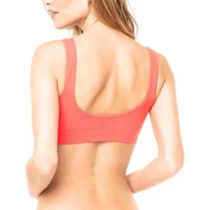 Imagem de Kit Com 2 Sutiãs Top Lupo Original Loba Sem Costura Antimicrobial Modelo Com Alça Larga