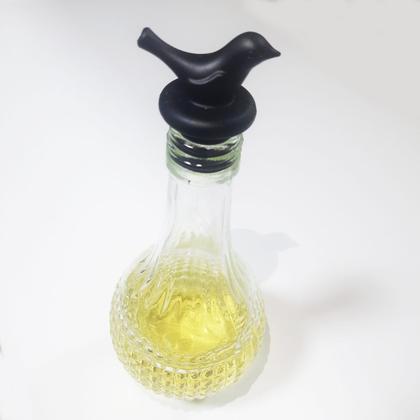 Imagem de Kit com 2 Tampa Rolha De Silicone Formato Pássaro para Garrafas Vinho Espumante