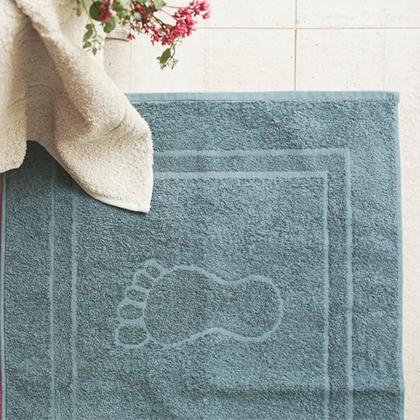 Imagem de Kit com 2 Tapetes de Piso para Banheiro de Saída de Box, Toalha para Pisar após o Banho. Saída de banho