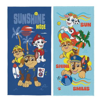 Imagem de Kit com 2 Toalhas de Banho Personagens Aveludada e Felpuda 