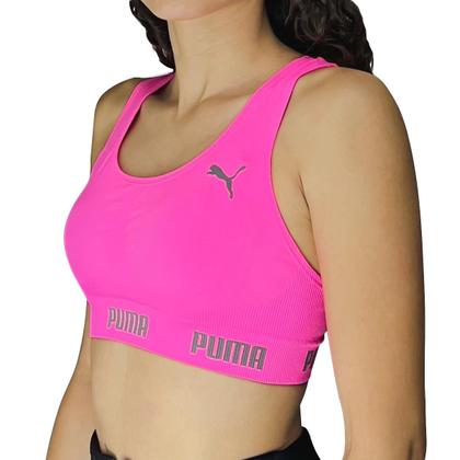 Imagem de Kit com 2 Tops Sem Costura Com Elastico Fitness Academia Sport Puma