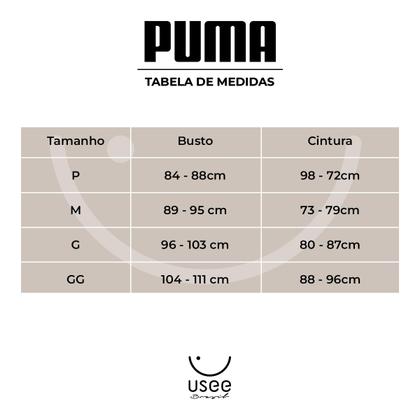 Imagem de Kit com 2 Tops Sem Costura Com Elastico Fitness Academia Sport Puma