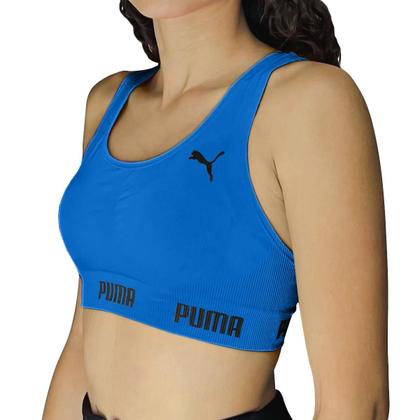 Imagem de Kit com 2 Tops Sem Costura Com Elastico Fitness Academia Sport Puma