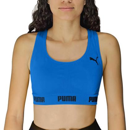 Imagem de Kit com 2 Tops Sem Costura Com Elastico Fitness Academia Sport Puma