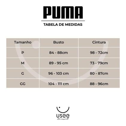 Imagem de Kit com 2 Tops Sem Costura Com Elastico Fitness Academia Sport Puma