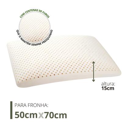 Imagem de Kit com 2 Travesseiros de Látex - Basic Queen