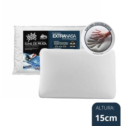 Imagem de Kit com 2 Travesseiros Extravisco Médio