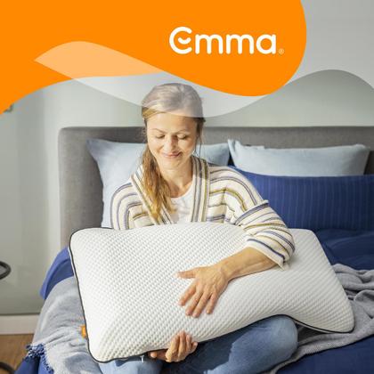 Imagem de Kit com 2 Travesseiros Memory Visco - Emma Basics - Tecnologia NASA desenvolvida na Alemanha