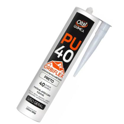 Imagem de Kit Com 2 Unidades Adesivo Poliuretano Orbiflex PU40 Uso Geral Pintável Após Cura Flexível Excelente