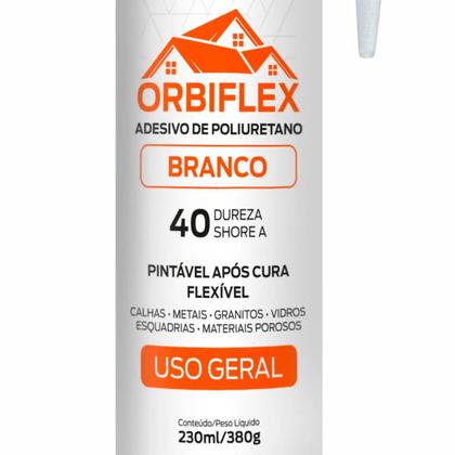 Imagem de Kit Com 2 Unidades Adesivo Poliuretano Orbiflex PU40 Uso Geral Pintável Após Cura Flexível Excelente